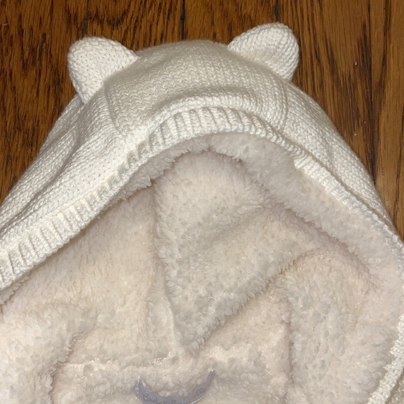 Cadet Rousselle NWT fleece lined sweater cream 3m - Picture 3 of 4